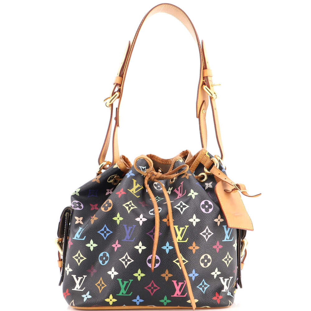 Louis Vuitton Petit Noe Handbag Monogram Multicolor